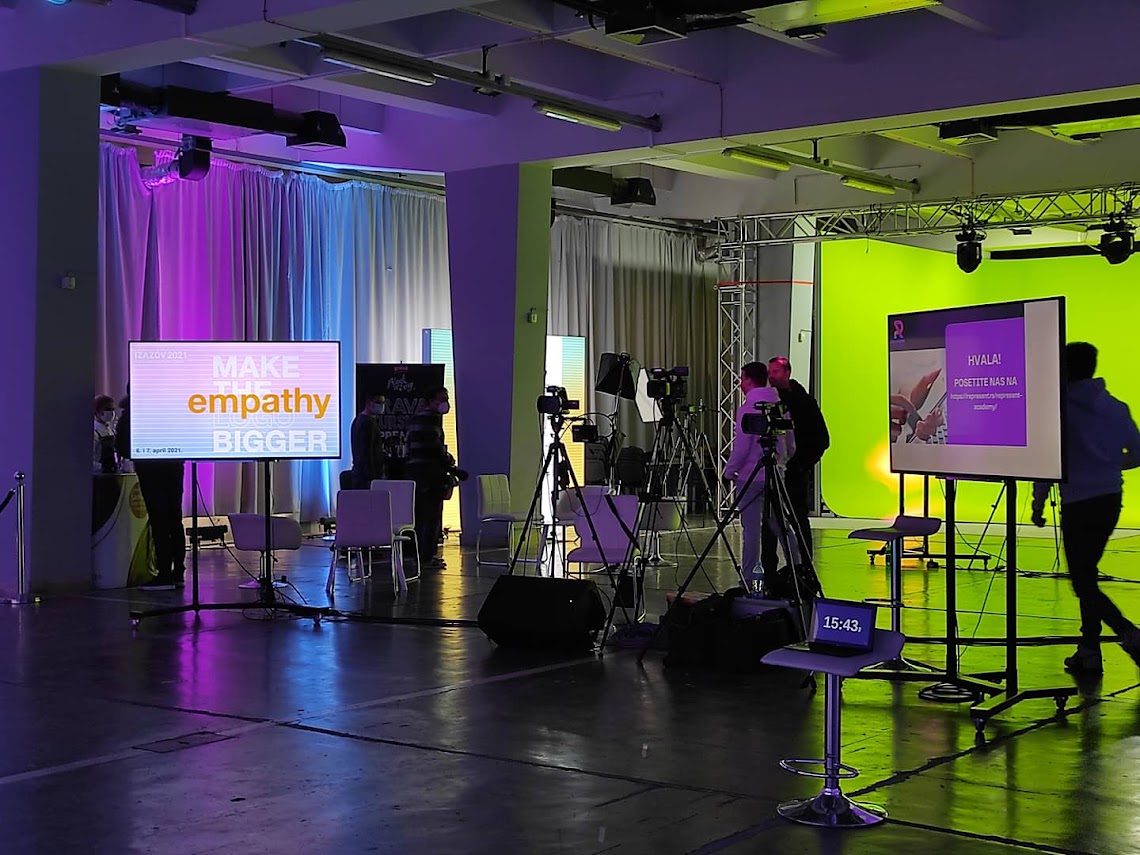 Kompletna video produkcija sa kamerama, ekranima i truss konstrukcijom
